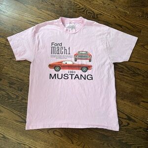 Tee Luv Pink Ford Mustang 1969 Graphic T-Shirt